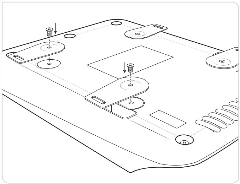 RetroSound SUB8100 Amplified Subwoofer System User Manual - Install the Mounting Brackets
