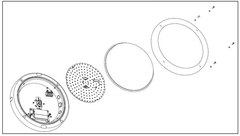 Kosnic KBHDD C3 Etna Bulkhead for LED DD Lamp -
