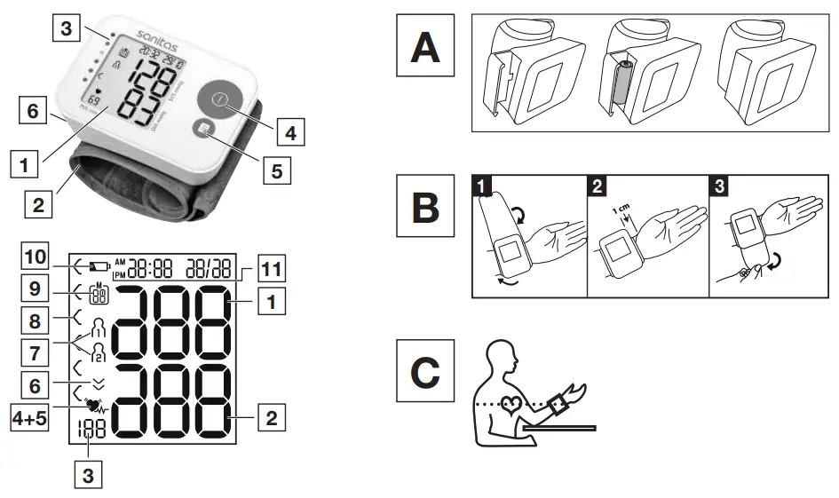 Sanitas SBC 22 Blood Pressure Monitor - fig1