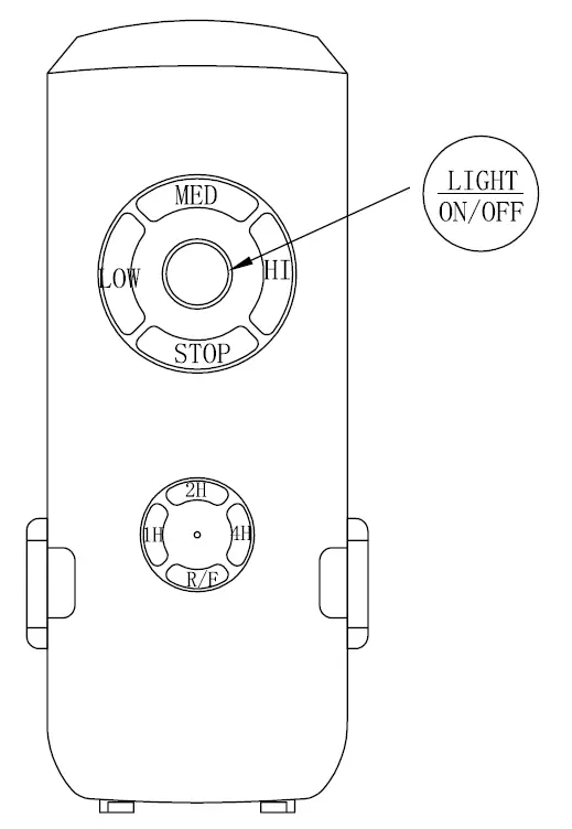 THE HOME DEPOT CFN-1506 52 Inch Modern LED Indoor Black Semi Flush Mount Ceiling Fan 14