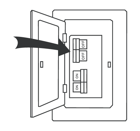 THE HOME DEPOT CFN-1506 52 Inch Modern LED Indoor Black Semi Flush Mount Ceiling Fan 3