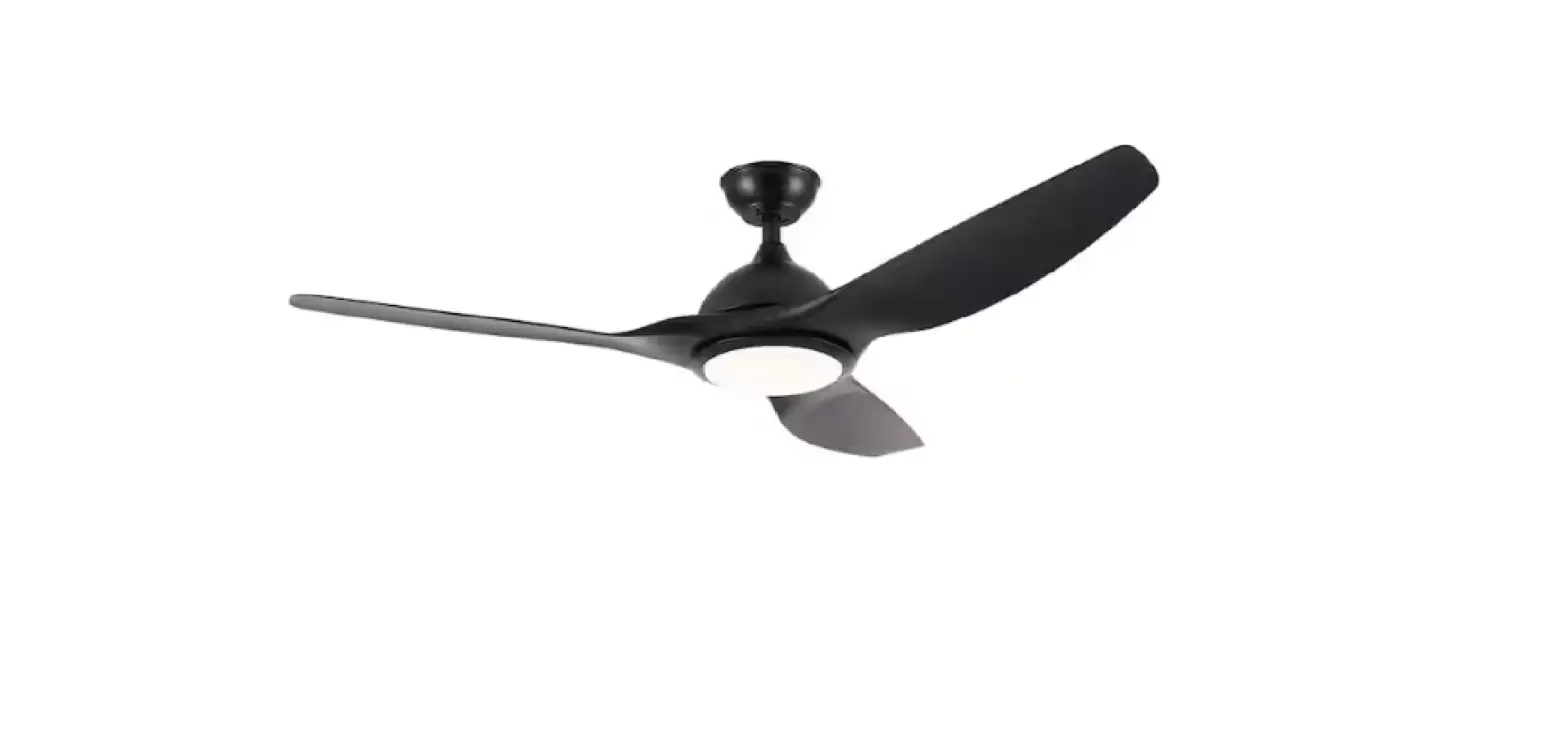 The Home Depot Cfn-1506 52 Inch Modern Led Indoor Black Semi Flush Mount Ceiling Fan Instruction Manual
