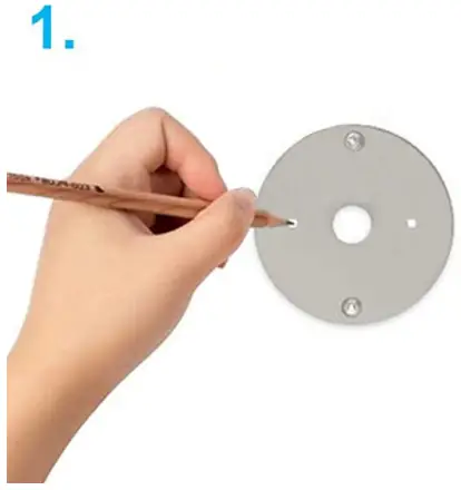 JimsMaison JMDTBM01CH Round Framed Swing Arm Wall Mounted LED Bathroom Vanity Mirror - Chose A Location