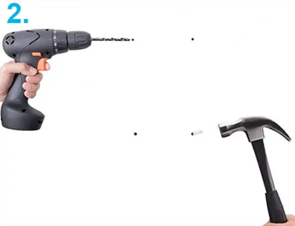 JimsMaison JMDTBM01CH Round Framed Swing Arm Wall Mounted LED Bathroom Vanity Mirror - Dill holes