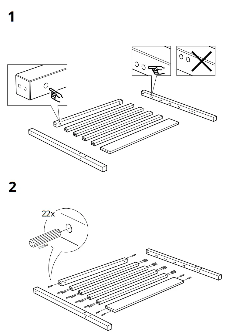 IKEA TARVA Bed Frame - Figure 3
