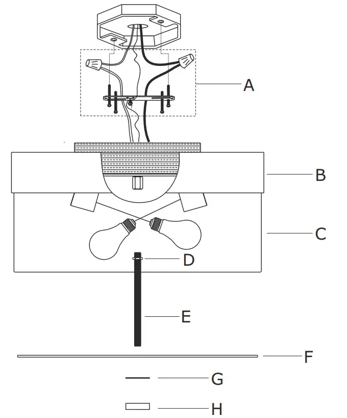 CRYSTORAMA 293-PN Grayson Three Light Ceiling Mount - overview 2