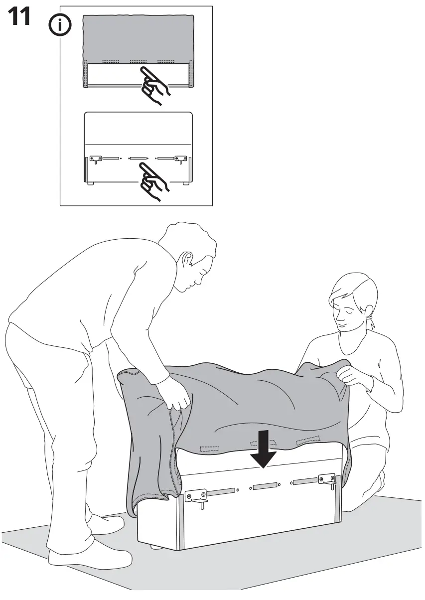 IKEA JCover 1 5 seat module with storage - Feager12