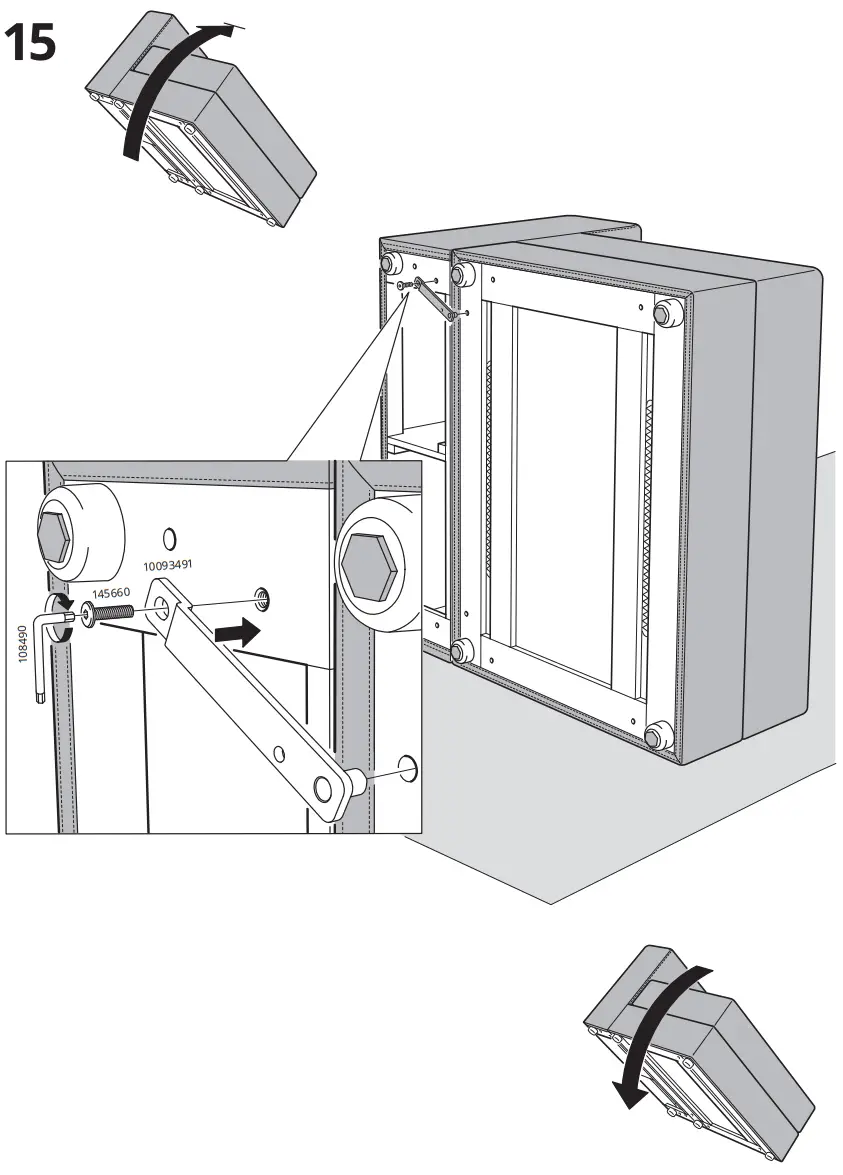IKEA JCover 1 5 seat module with storage - Feager16