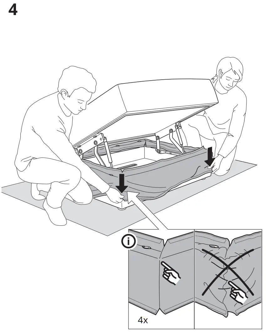 IKEA JCover 1 5 seat module with storage - Feager6