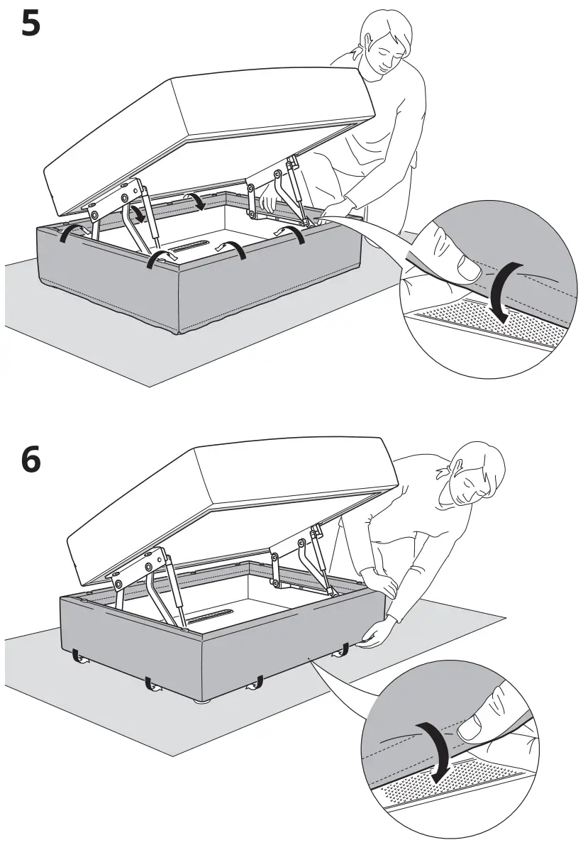 IKEA JCover 1 5 seat module with storage - Feager7