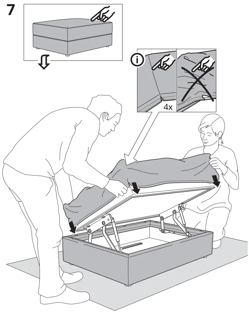 IKEA JCover 1 5 seat module with storage - Feager8