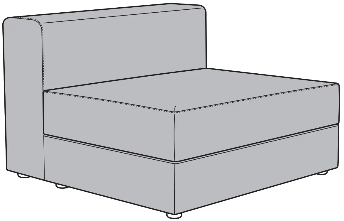IKEA JCover 1 5 seat module with storage