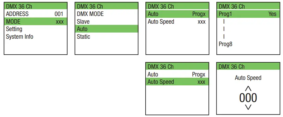 Cameo CLMBZ100 Moving Head with Zoom and Unlimited Pan and Tilt Rotation - CONTROL MODE