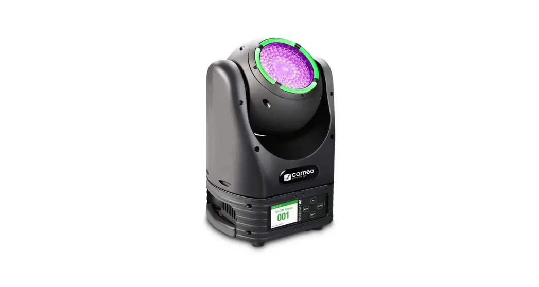 Cameo Clmbz100 Moving Head With Zoom And Unlimited Pan And Tilt Rotation User Manual