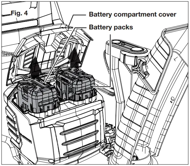 SNOW JOE iON100V-24SB Cordless Snow Blower - Battery Packs
