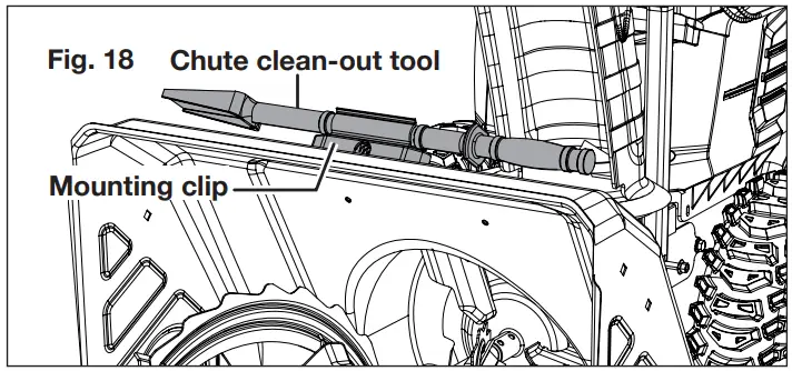 SNOW JOE iON100V-24SB Cordless Snow Blower - Chute Clean-Out Tool