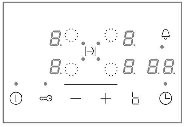 NEFF T3 B40 Induction Hob - Control panel