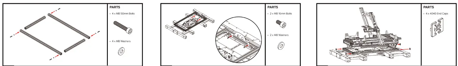 Next Level Racing NLR-E044 Traction Adapter Frame - Feg5