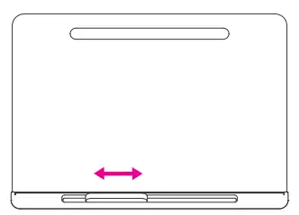 Aluratek ACT02F Adjustable Non Slip Laptop Stand or Table with Drawer and Book Holder - Tilt Adjustment