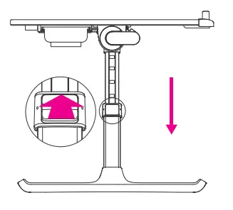 Aluratek ACT02F Adjustable Non Slip Laptop Stand or Table with Drawer and Book Holder - Height Adjustment 1