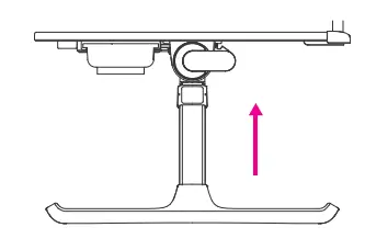 Aluratek ACT02F Adjustable Non Slip Laptop Stand or Table with Drawer and Book Holder - Height Adjustment