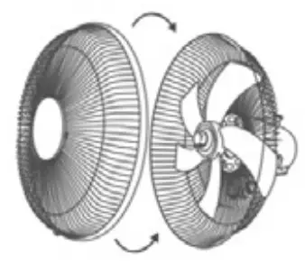 bimar VP431 3-in-1 Stand Fan - firmly