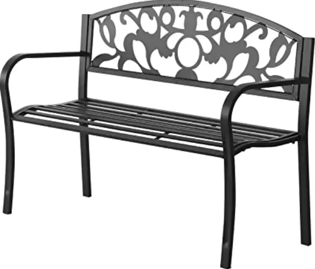Outsunny-84B-283-2-Seater-Metal-Frame-Bench-PRODUCT