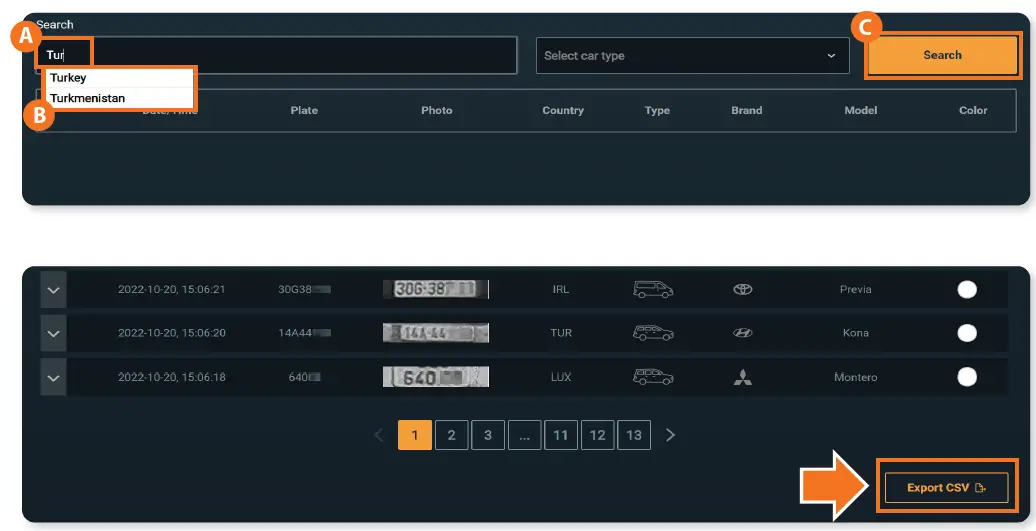 Hanwha Techwin TNO-7180RLP High Speed Plate Capture Camera 12