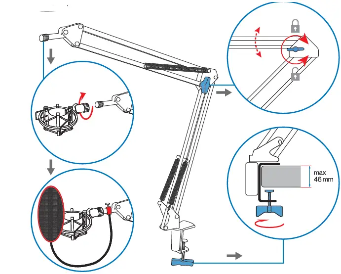 ENDORFY EY1B001 USB Microphone 1