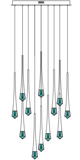 ET2 Contemporary Lighting E24229 Pierce 12-Light LED Pendant.JPG