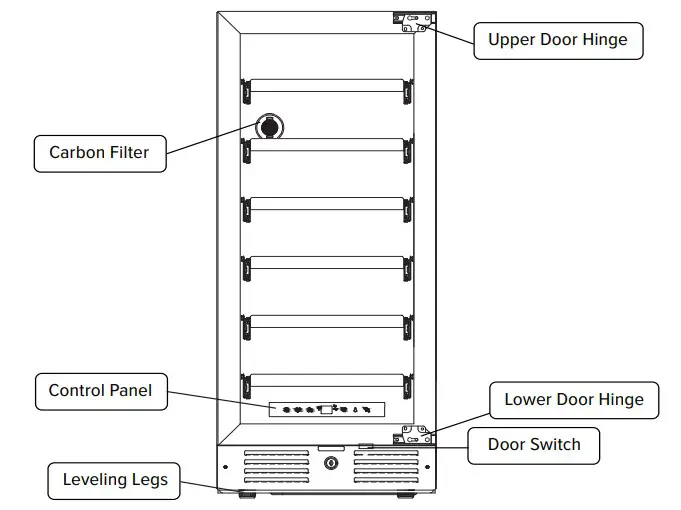 Landmark L3015UI1 15 Inch Undercounter Single Zone Series - EMPTY VIEW