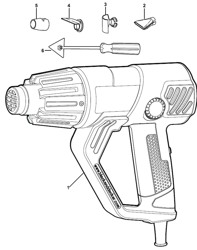 Black and Decker KX2001 Heat Gun-fig-6