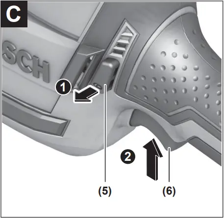 BOSCH GSA 18V-LI C Battery Saber Saw - Fig. C