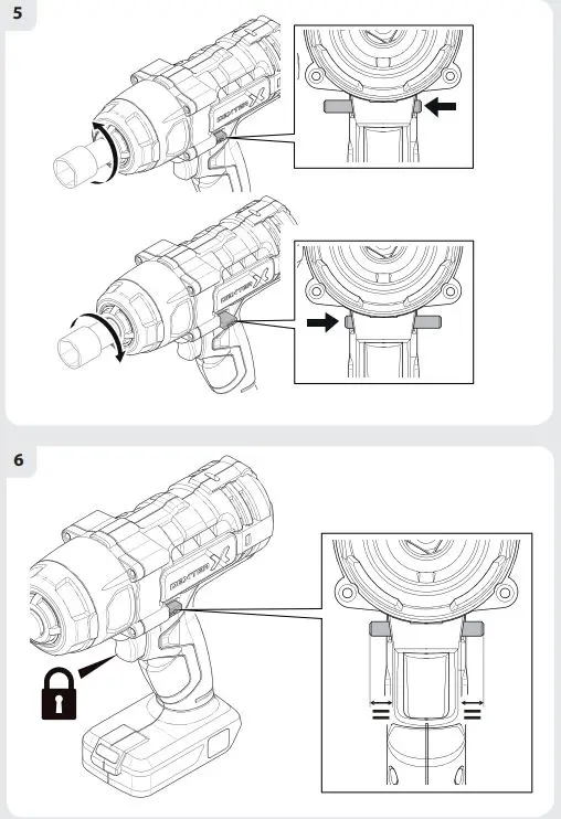 DEXTER 20VIW2-350.1 Cordless Impact Wrench Tool-FIG4