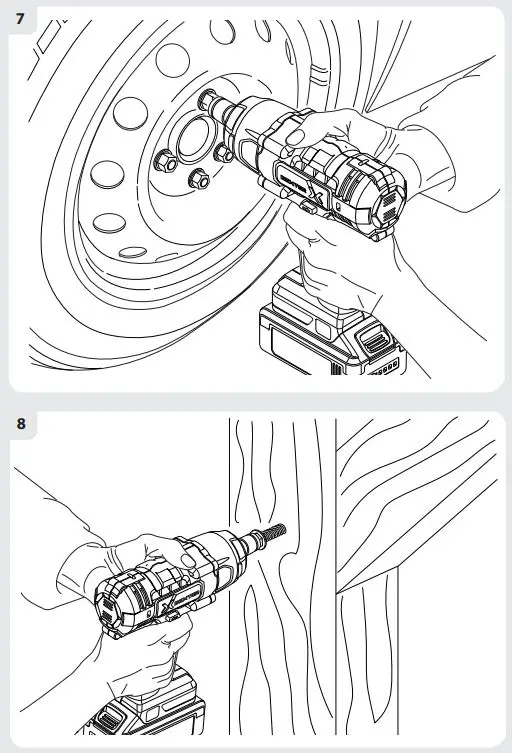 DEXTER 20VIW2-350.1 Cordless Impact Wrench Tool-FIG5