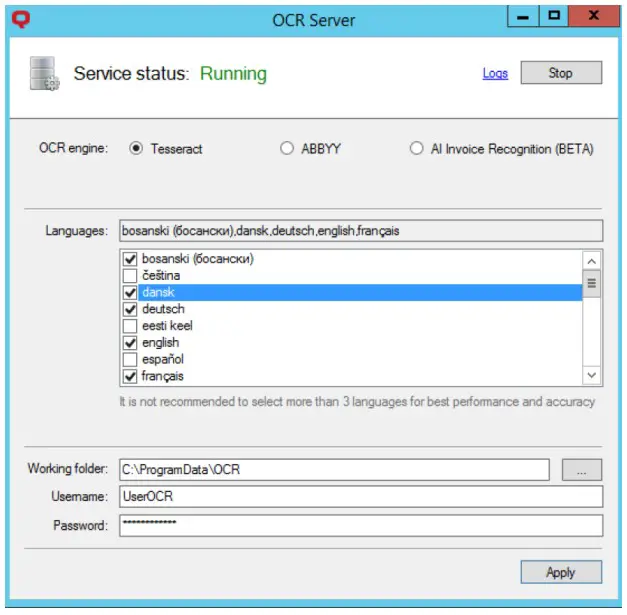 Server Configuration