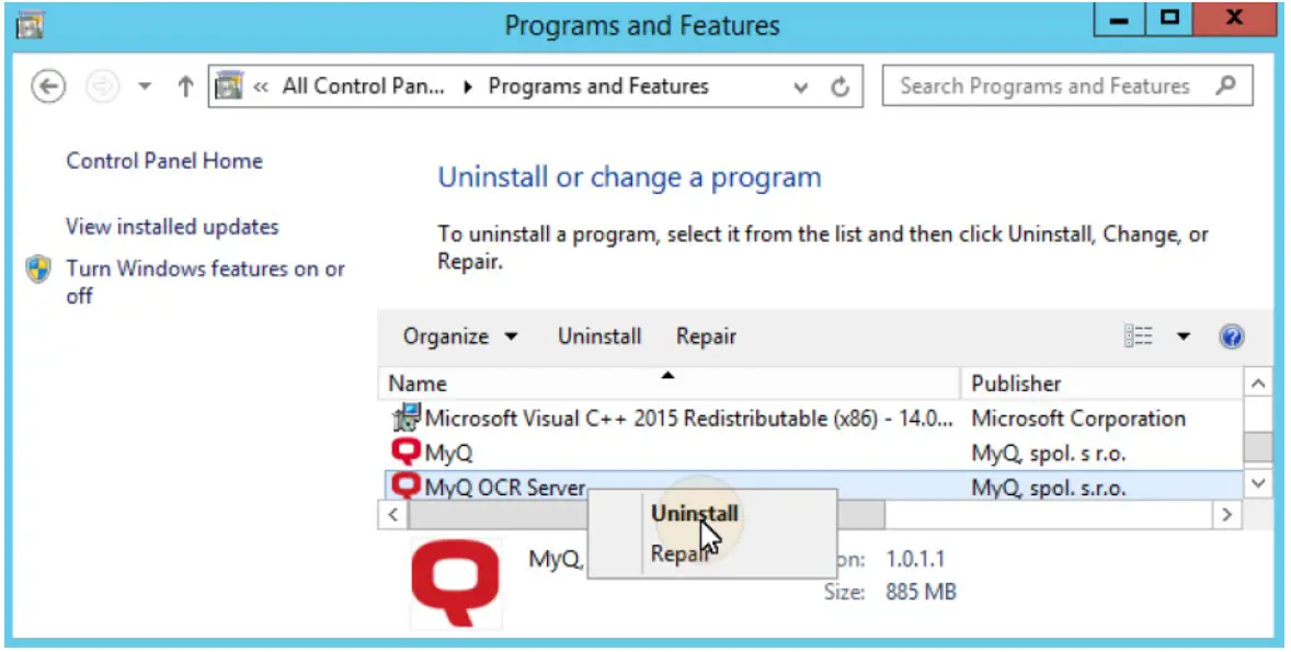 Update and Uninstallation