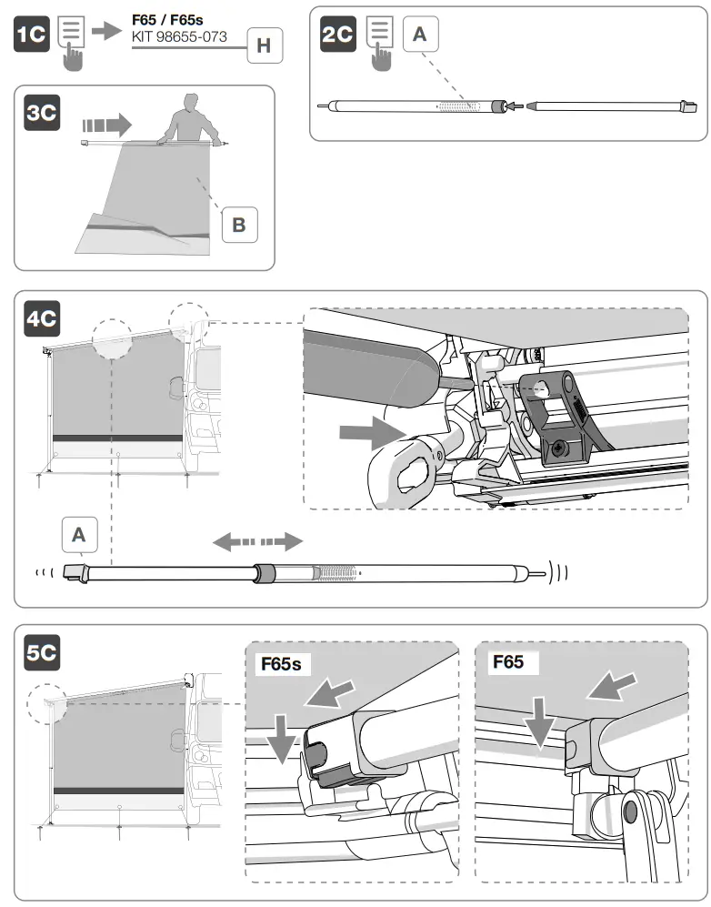 FIAMMA F45 Sun View Side Panel - fig7