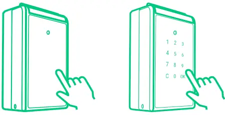 THROUGH CODE ON THE KEEPER-E KEYBOARD