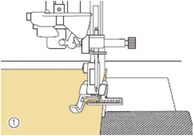 Baby Lock BLSO VF Vertical Stitch Alignment Foot - presser foot