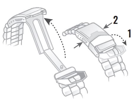 RGMT Meca-Quartz Demolition Chronograph Watch Instruction Manual - HOW TO USE A DEPLOYANT CLASP