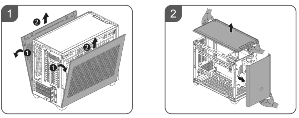 COOLER MASTER MasterBox NR200 Mini ITX PC Case 4