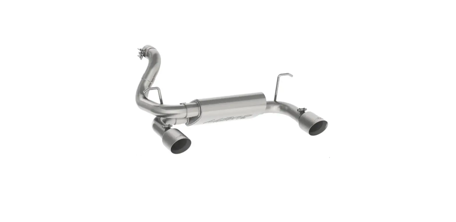 Mbrp S5528 Exhaust Axle Back Dual Rear Exit For 2007-2018 Jeep Wrangler Or Rubicon Instruction Manual