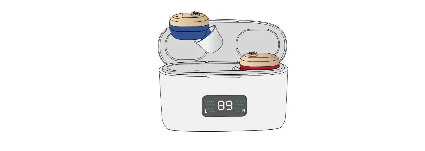 Hionec Cl-01 Rechargeable Hearing Aids For Seniors & Adults With Noise Cancelling Digital Hearing Amplifiers User Manual