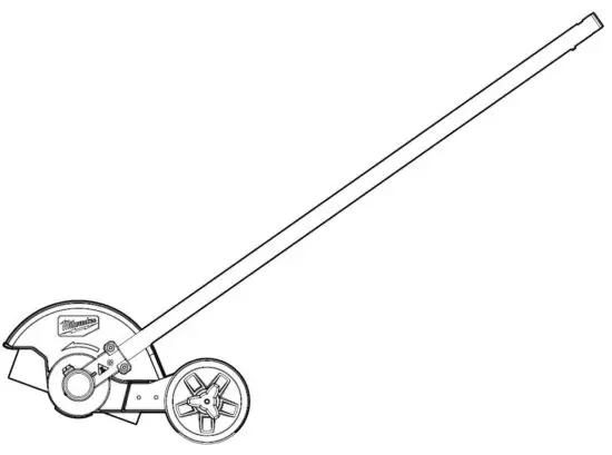 milwaukee 49-16-2718 M18 Fuel Edger Attachment W Quik-Lok