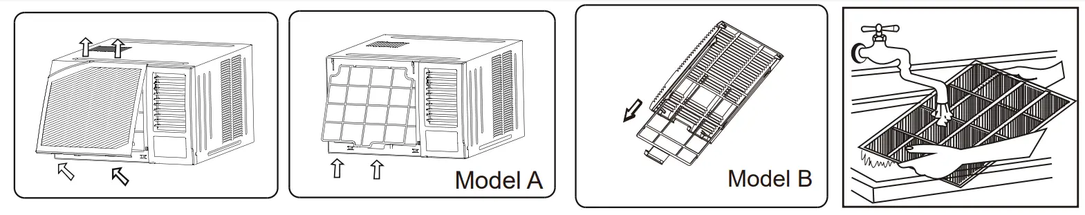 Operation panel cover (some units)