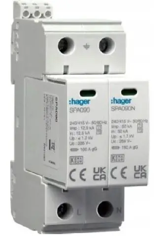 hager-VME01SPD-Protection-Devices-Surge-Protection-Kit