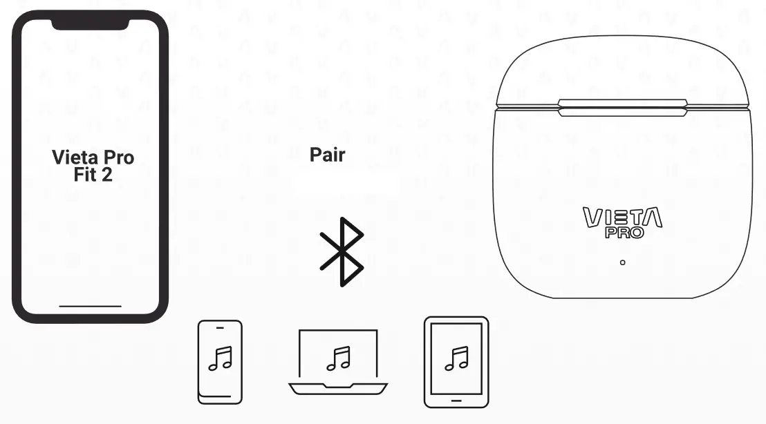 VIETA PRO VHP-TW25 True Wireless Earbuds - Fig 6