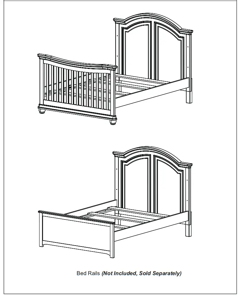 evolur AI-905-00 Westbury 5 In 1 Convertible Crib - ASSEMBLY 9