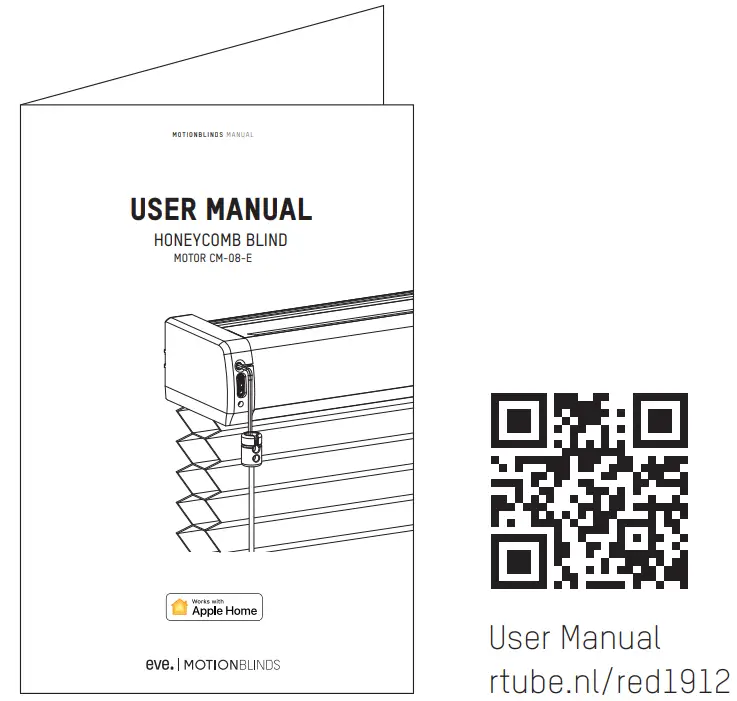 MOTIONBLINDS CM 08 E Honeycom Blind - Qr Code